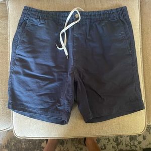 Ralph Lauren khaki shorts NAVY blue size LARGE.